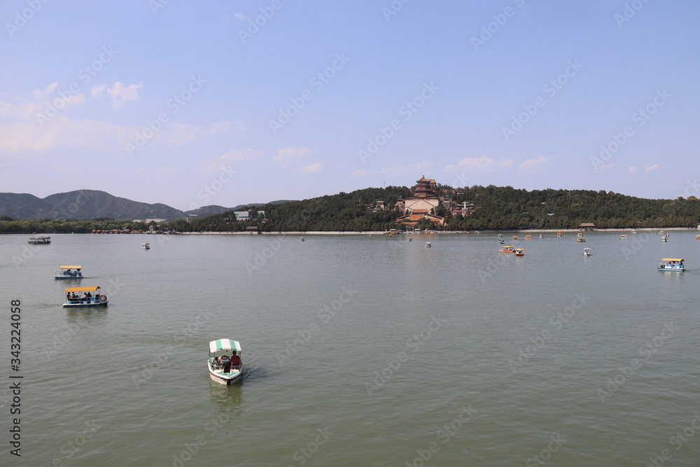 Lac de Kunming à Pékin, Chine Lac de Kunming à Pékin, Chine