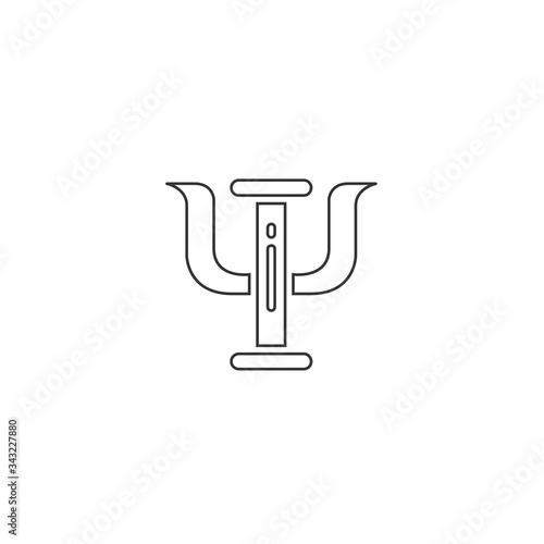 candle holder icon vector illustration design