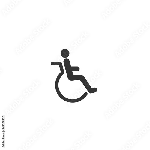 wheelchair icon vector illustration design