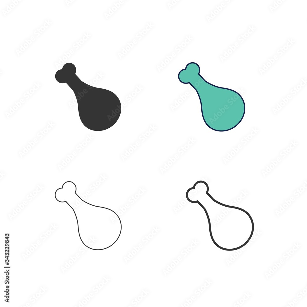 chicken iconvector illustration design chicken iconvector illustration design
