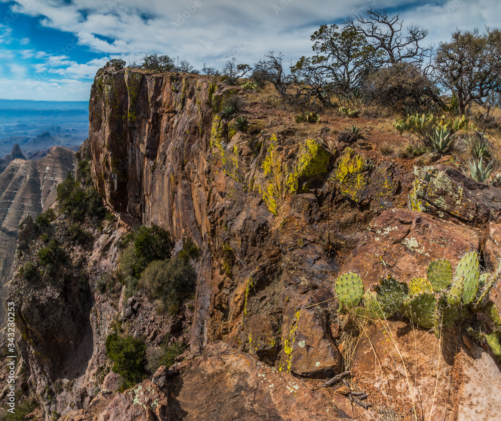 Southwest Rim And The Chisos Mountains Across The Chihuahuan Desert, Big Bend National Park, Texas, USA Southwest Rim And The Chisos Mountains Across The Chihuahuan Desert, Big Bend National Park, Texas, USA