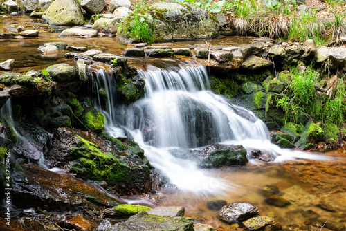 Long exposure foto of the waterfall