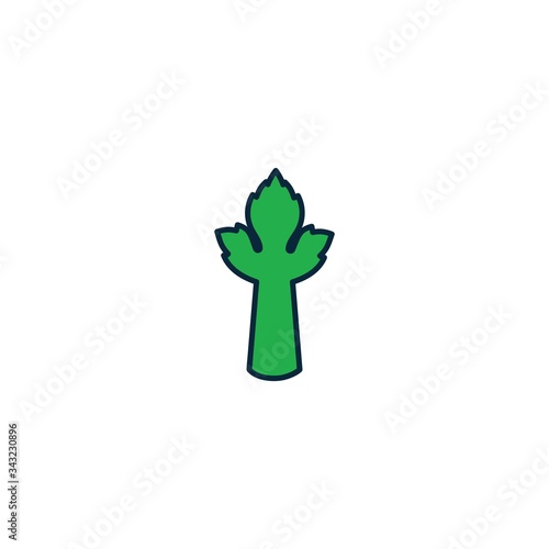 celery icon vector illustration design