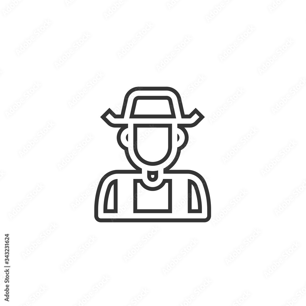 farmer icon vector illustration design farmer icon vector illustration design