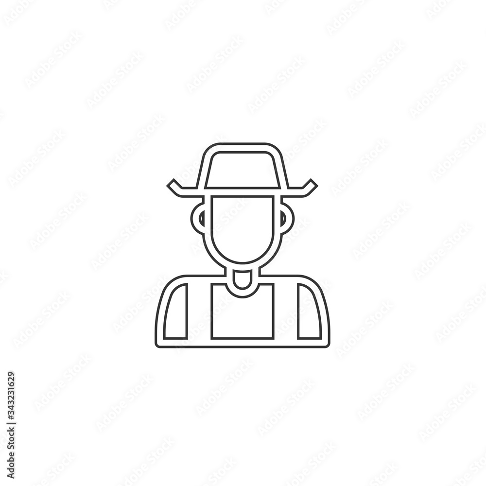 farmer icon vector illustration design farmer icon vector illustration design