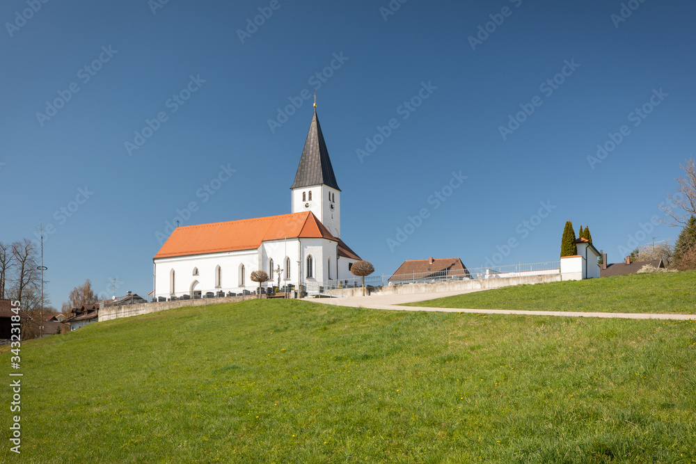 Pfarrkirche St. Martinus, Geratskirchen, Massing, Landkreis Rottal-Inn, Niederbayern, Bayern, Deutschland