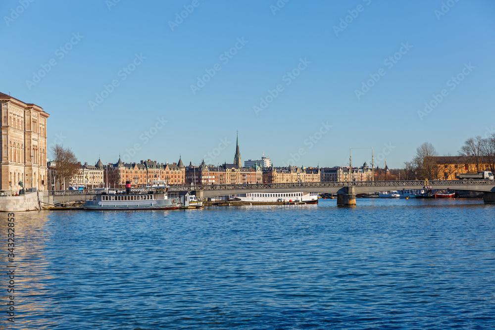 Stockholm, view of the waterfront