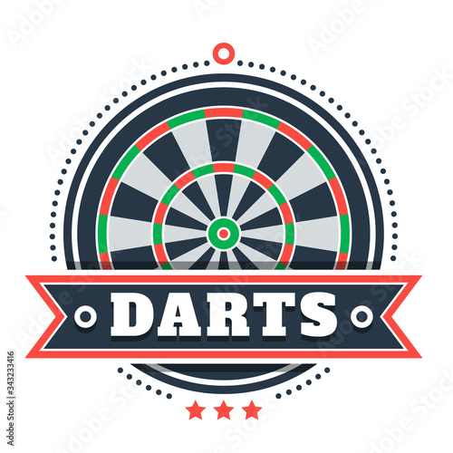 Darts tournament or club logo