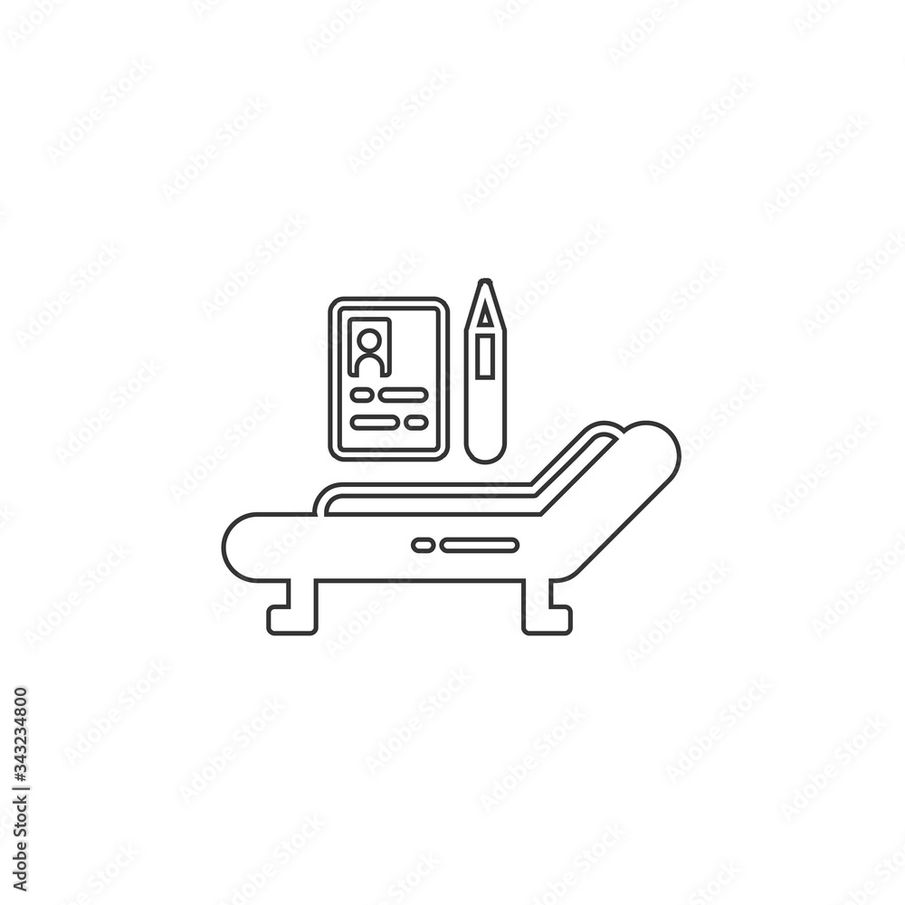 hospital bed icon vector illustration design hospital bed icon vector illustration design