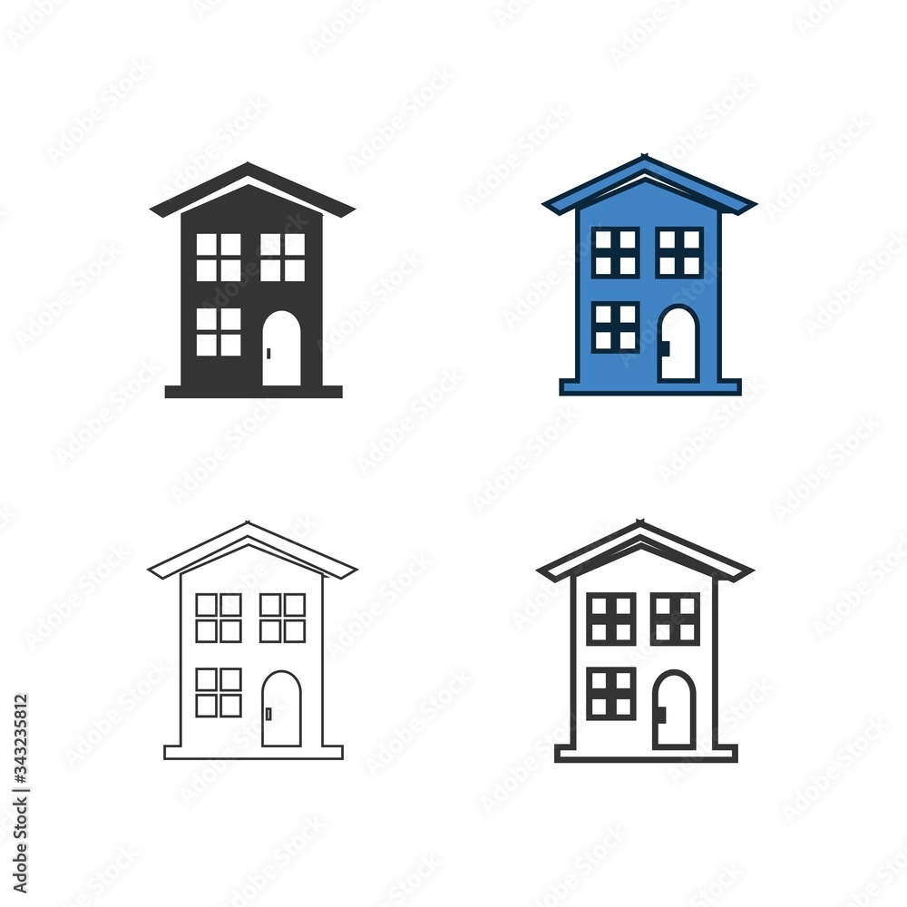 story house icon vector illustration design