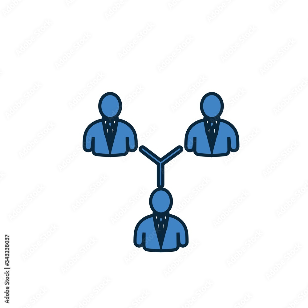 business network icon vector illustration design business network icon vector illustration design