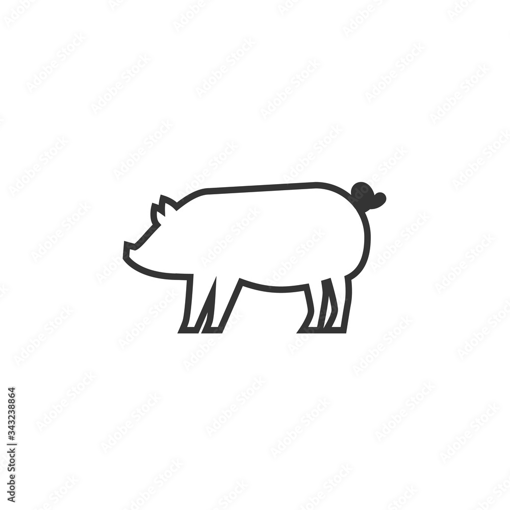 pig pork icon vector illustration design pig pork icon vector illustration design