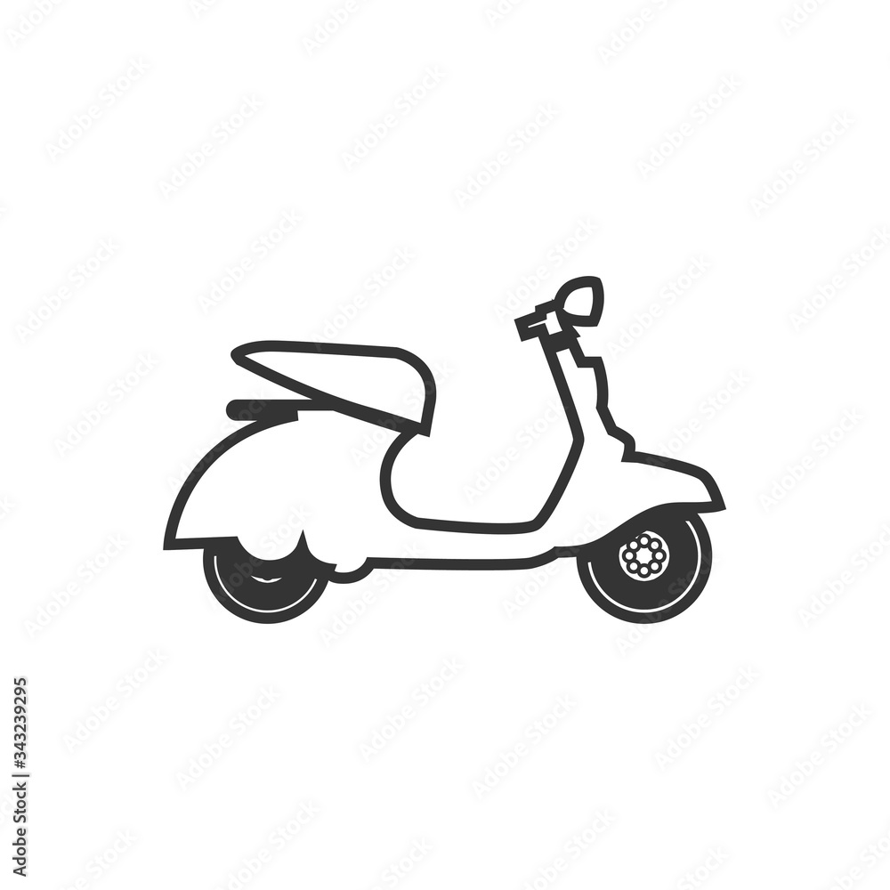scooter icon vector illustration design scooter icon vector illustration design