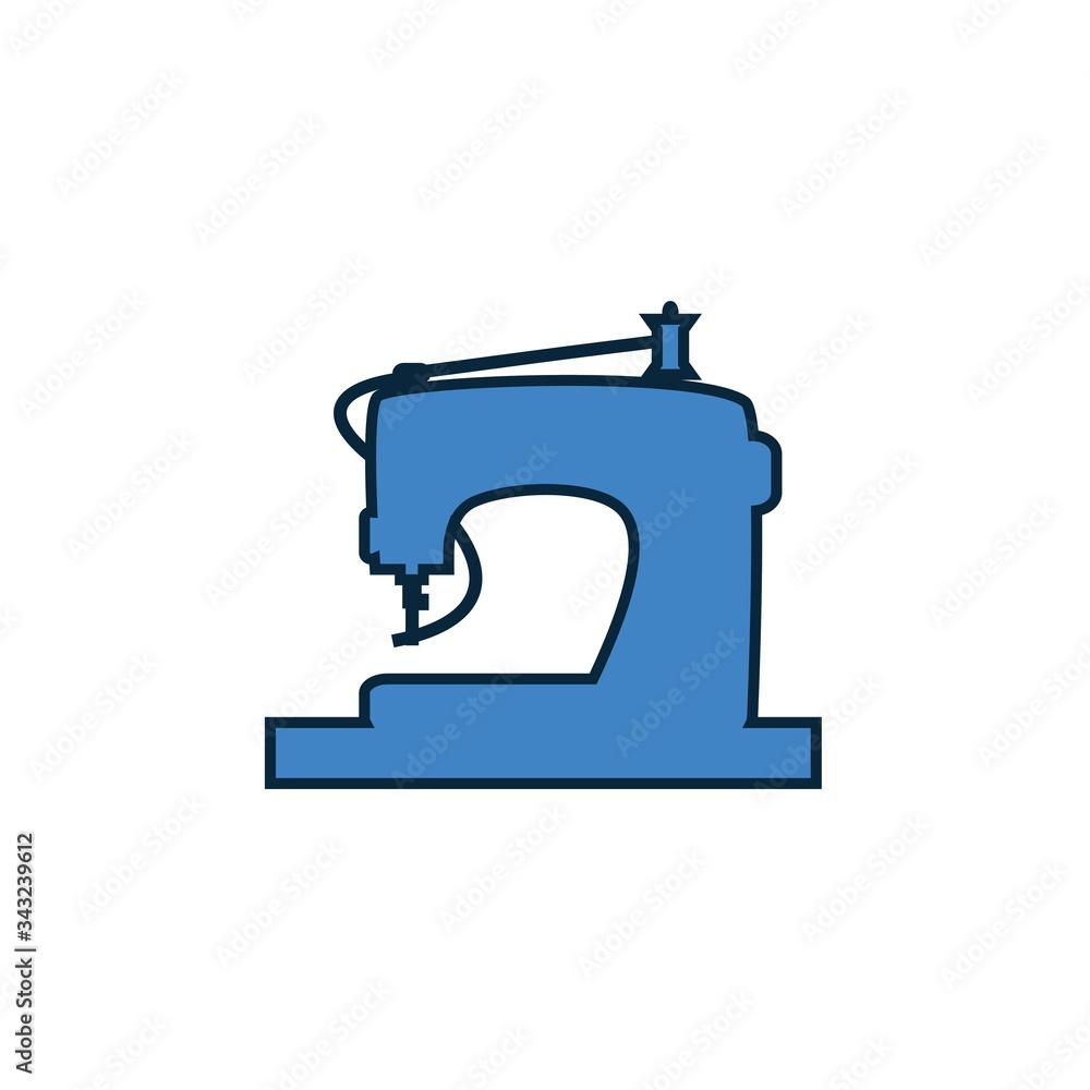 sewing machine tailor icon vector illustration design sewing machine tailor icon vector illustration design