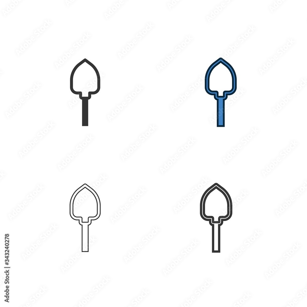 shovel icon vector illustration design shovel icon vector illustration design