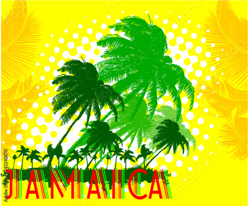 Tropical bahamas surfer vector art