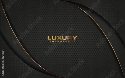 Modern dark background with line gold