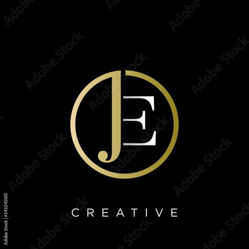 je circle logo for company