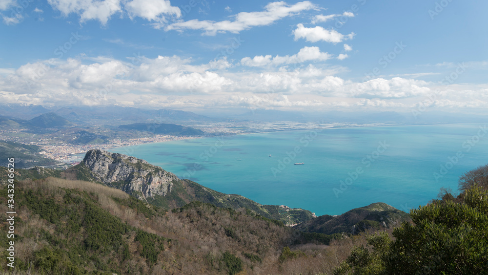 View of the Gulf of Salerno