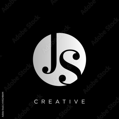 js logo design vector icon