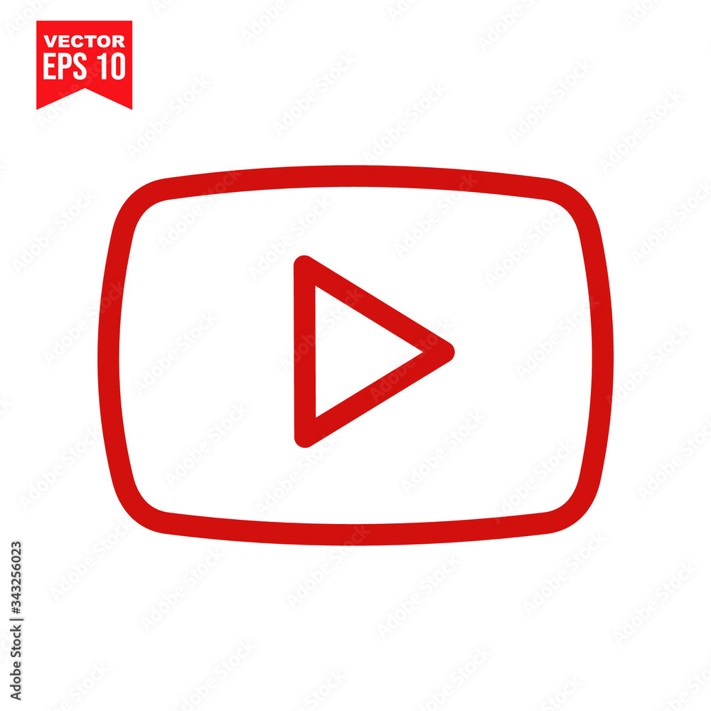video player icon vector Icon symbol Flat vector illustration for graphic and web design. video player icon vector Icon symbol Flat vector illustration for graphic and web design.