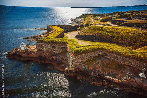 Fortress of Suomenlinna Island near Helsinki. Finland. photo