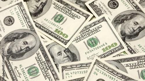 Banknotes close up. Horizontal image