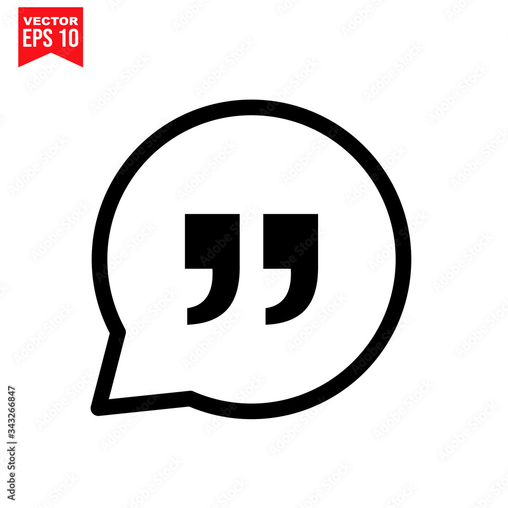 speech bubble speech quotation mark two Icon symbol Flat vector illustration for graphic and web design.
speech bubble speech quotation mark two Icon symbol Flat vector illustration for graphic and web design.