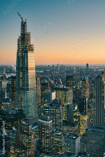 One Vanderbilt new york city at sunset © visualstory