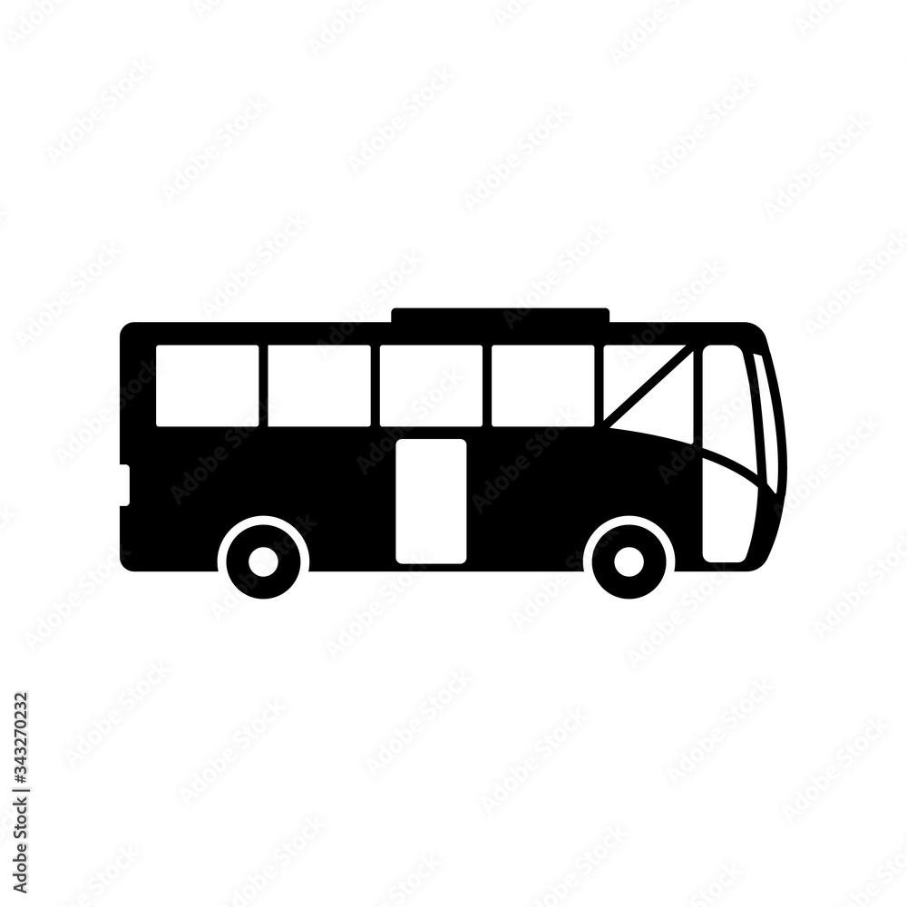 Bus icon. Simple vector public transport icons for ui and ux, website or mobile application