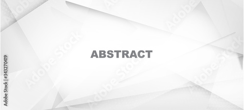 Halftone Dynamic Gray Vector Background. Gray White Shadow Page. 