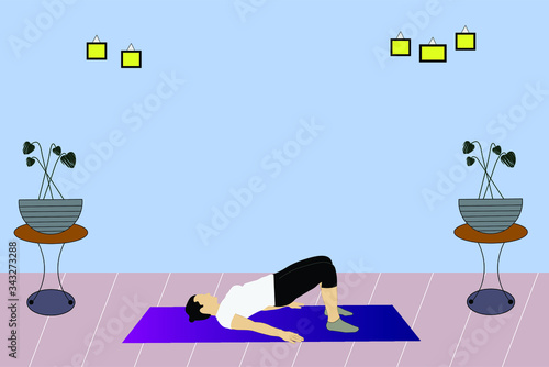 Lift one arm forward and the opposite leg back, alternating sides. Perform this exercise 20–30 times (or more), rest for 30–60 seconds, and repeat up to 5 times. This exercise strengthens your belly, 