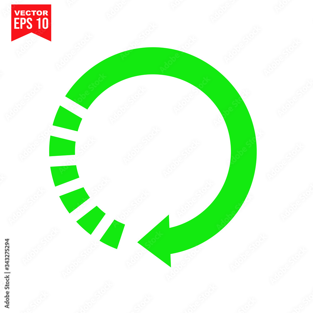 arrows cycle Icon symbol Flat vector illustration for graphic and web design. arrows cycle Icon symbol Flat vector illustration for graphic and web design.