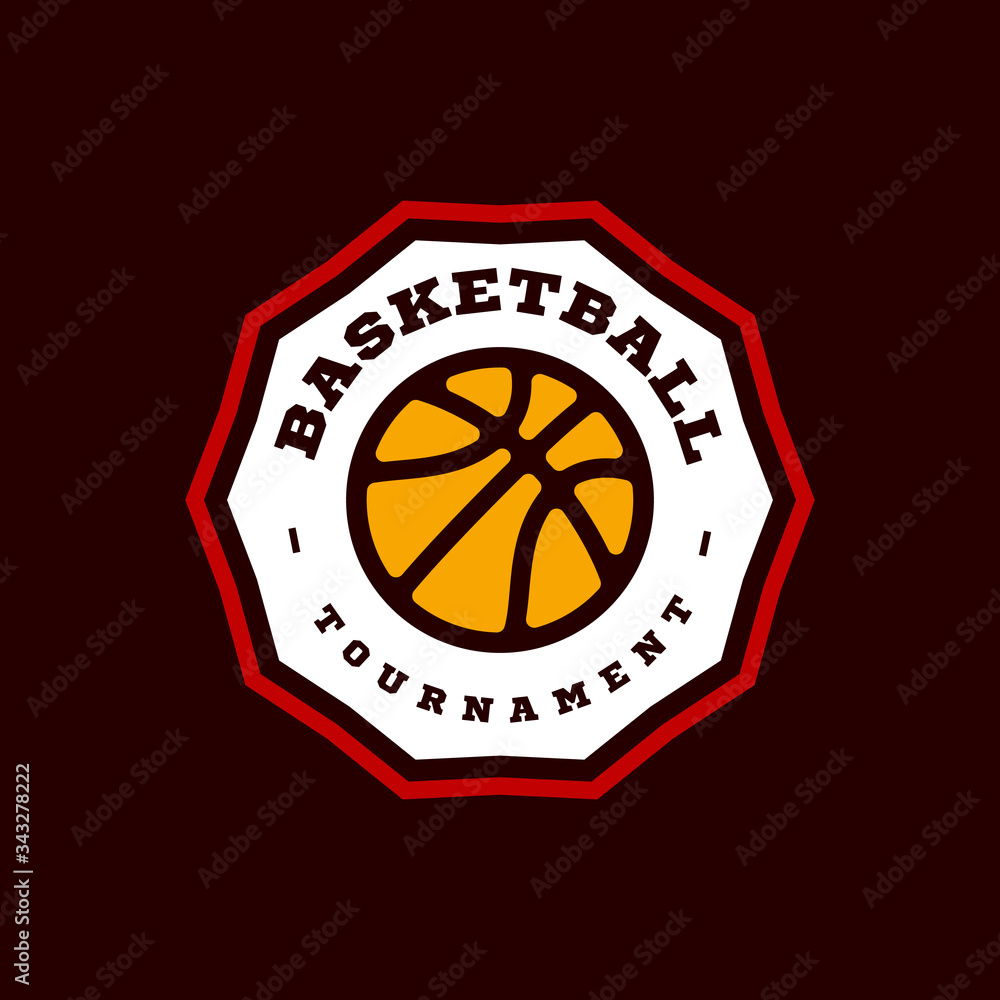 Modern professional Typography basketball sport retro style vector emblem and template logo design. Funny greetings for clothes, card, badge, icon, postcard, banner, tag, stickers, print Modern professional Typography basketball sport retro style vector emblem and template logo design. Funny greetings for clothes, card, badge, icon, postcard, banner, tag, stickers, print