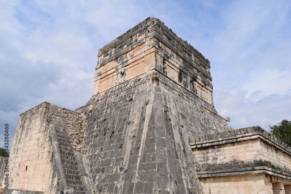 The Mayan ruins in Chichen itza The Mayan ruins in Chichen itza
