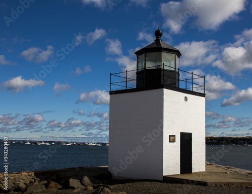 lighthouse on the coast фототапет