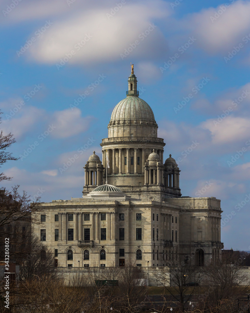 Obraz premium Rhode Island state house capitol building 