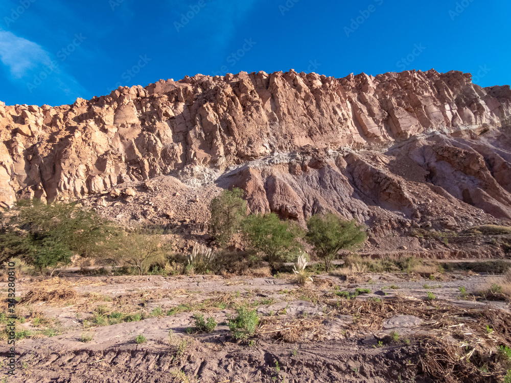 San Pedro de Atacama, Chile; landscape on the outskirts of town