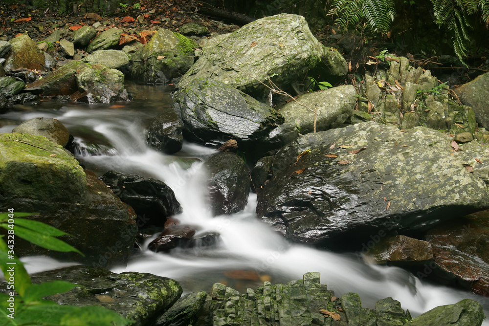 Beautiful creek landscape of Linmei Shihpan Trail Beautiful creek landscape of Linmei Shihpan Trail