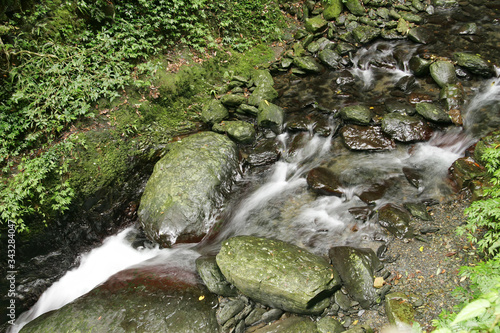 Beautiful creek landscape of Linmei Shihpan Trail photo