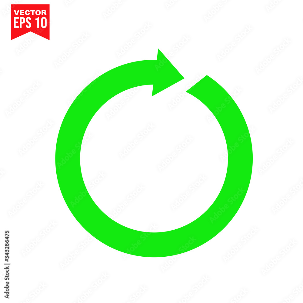 arrows cycle Icon symbol Flat vector illustration for graphic and web design. arrows cycle Icon symbol Flat vector illustration for graphic and web design.