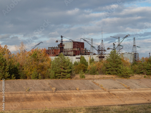 Photography Abandoned construction site of block 5 and 6 of the Chernobyl nuclear power plant