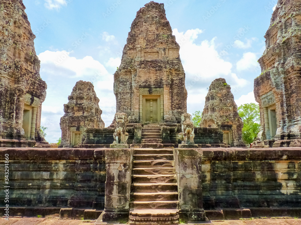 East Mebon temple in Angkor area, Siem Reap, Cambodia East Mebon temple in Angkor area, Siem Reap, Cambodia