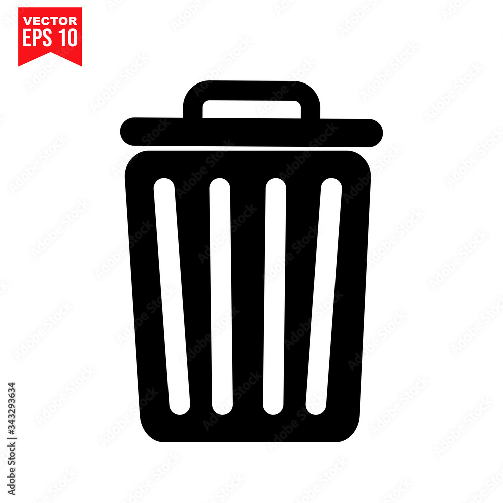 recycling symbol with garbage Icon symbol Flat vector illustration for graphic and web design. recycling symbol with garbage Icon symbol Flat vector illustration for graphic and web design.