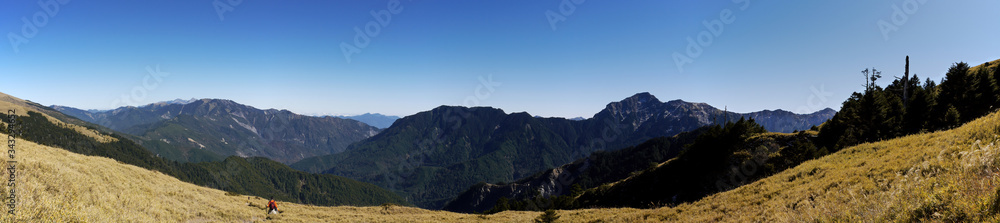 Beautiful landscape in Hehuan East Peak Trail