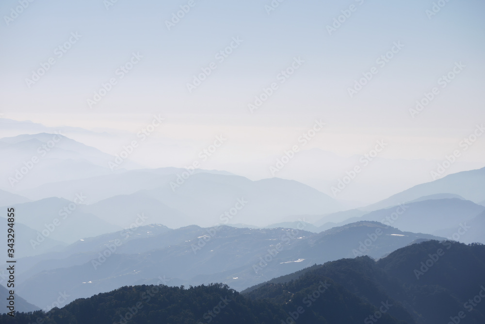 Beautiful landscape in Hehuan East Peak Trail