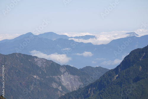 Beautiful landscape in Hehuan East Peak Trail