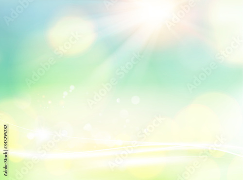Nature color background. Spring eco background. Vector illustration.