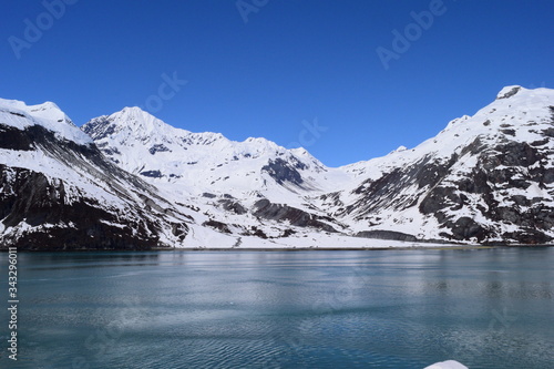 A sunny day in Glacier bay, Alaska