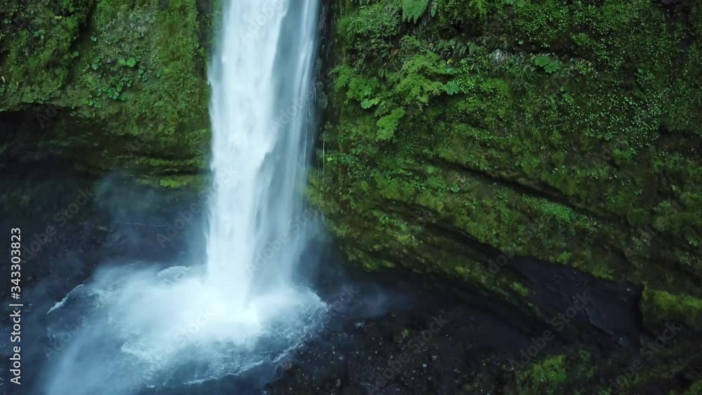 Aerial View of Untouched Beauty of Rainforest and Waterfall Deep Inside of Jungle of South America Aerial View of Untouched Beauty of Rainforest and Waterfall Deep Inside of Jungle of South America